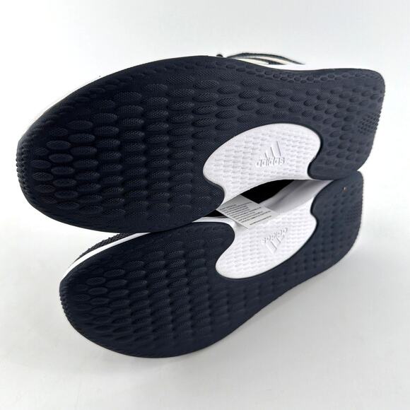 Adidas Women's Core Black Cloud White Grey Six Cloudfoam Pure Shoes Size 9 - Picture 8 of 11